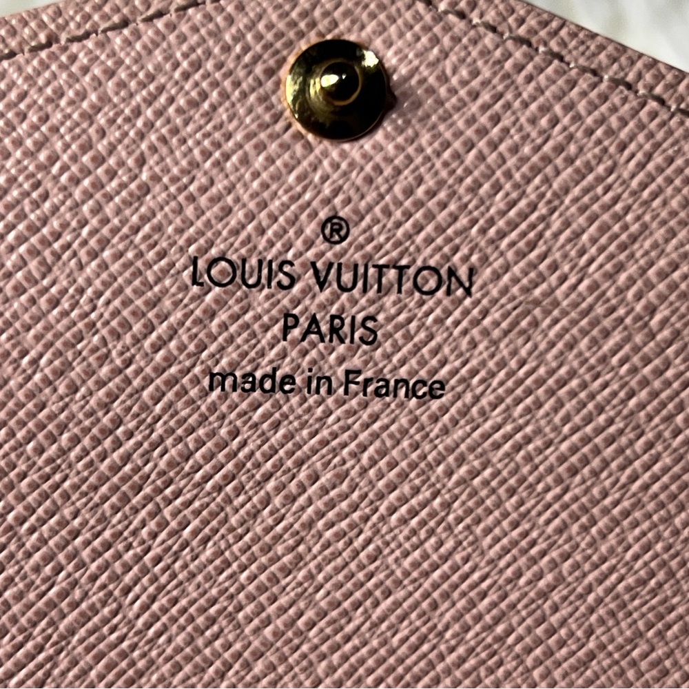 ❌SOLD❌ Louis Vuitton Monogram Canvas Sarah Wallet with Pink Interior Authentic - Picture 5 of 10